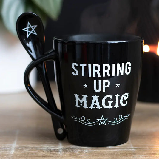 Stirring Up Magic Mug and Spoon Set