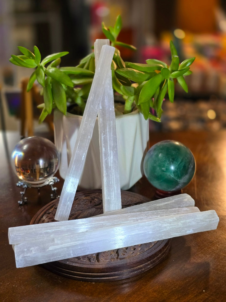 Satin Spar Wands